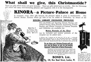 Images Dated 10th June 2004: Advertisement for Kinora picture viewer