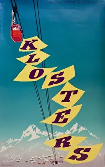 Advertisement for Klosters, Switzerland