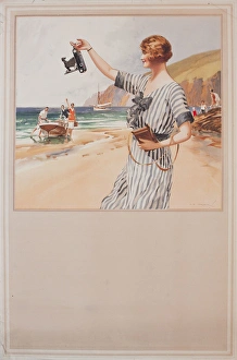 Images Dated 11th May 2016: Advertisement for Kodak cameras