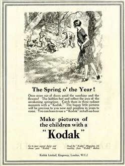 Kodak Collection: Advert, Kodak Girl, The Spring o the Year