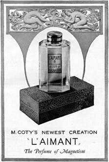 Images Dated 14th May 2015: Advert for L Aimant Perfume (Coty), New York, 1928