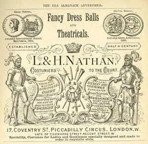 Images Dated 30th April 2018: Advert, L & H Nathan, Fancy Dress Costume