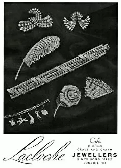 Images Dated 13th October 2017: Advert for Lacloche jewellery 1936