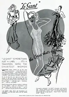 Belts Prints: Advert for Le Gant corsets 1937