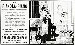 Pianola Prints: Advert for Le Pianola-Piano 1912