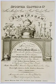 Tableware Prints: Advertising leaflet