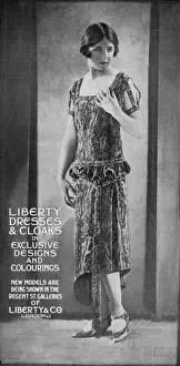 Advert for Liberty dresses and cloaks, 1929