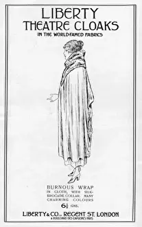 Advert for Liberty Theatre Cloaks, 1918
