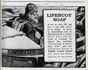 Household Collection: Advertisement for Lifebuoy Soap, from Lever Brothers Ltd, Port Sunlight