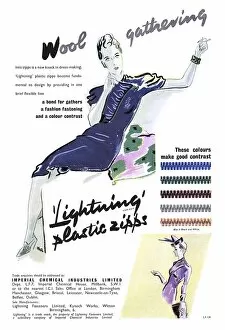 Images Dated 17th September 2016: Advert for Lightning plastics zipps 1938
