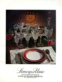Porcelain Prints: Advertisement for Limoges-Unic
