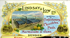 Manufacturers Gallery: Advert, Lindsay & Low Ltd, Confectionery, Dundee