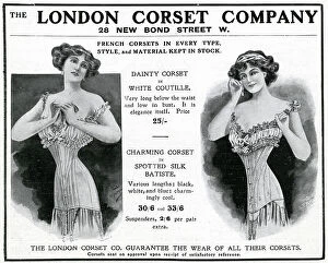 Corset Collection: Advert for London Corset Company 1910