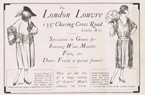 Images Dated 22nd April 2016: Advert for the London fashion house of the London Louvre, 19