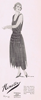 Images Dated 3rd May 2016: Advert for the London fashion house of Ninette, 1922