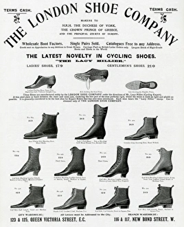 Buttoned Collection: Advert for London Shoe Company 1898