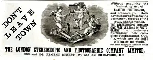 Cupid Prints: Advert, London Stereoscopic and Photographic Company