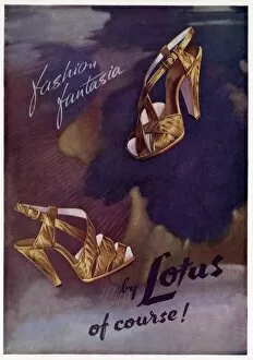 Images Dated 28th September 2012: Advert for Lotus shoes 1947
