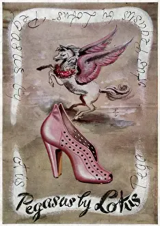 Pegasus Prints: Advert for Lotus shoes 1948