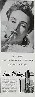 Lipstick Collection: Advert for Louis Philippe lipstick