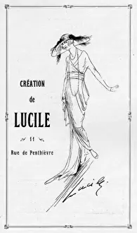 Lucile Prints: Advert for Lucile, 1919, Paris
