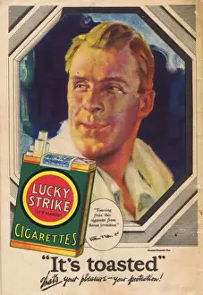 Advert for Lucky Strike cigarettes, 1928