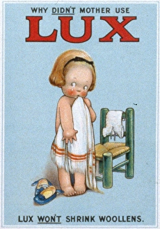 Images Dated 30th May 2017: Advertisement for Lux Soap