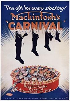 Images Dated 23rd April 2012: Advert for Mackintoshs carnival assortment de luxe 1931