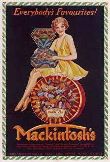 Advert for Mackintoshs toffee