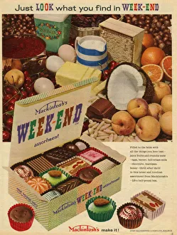 Images Dated 30th April 2018: Advert, Mackintoshs Week-End Chocolate Assortment