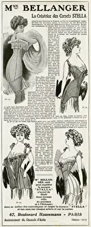 Advert for Madame Bellanger corsetmarker 1909