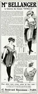 Images Dated 29th April 2016: Advert for Madame Bellanger corsetmarker 1911