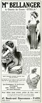 Images Dated 3rd May 2016: Advert for Madame Bellanger corsetmarker 1911