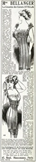 Images Dated 29th April 2016: Advert for Madame Bellanger corsetmarker 1911