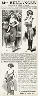 Advert for Madame Bellanger corsetmarker 1912
