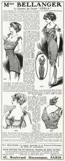 Corsetry Gallery: Advert for Madame Bellanger corsetmarker 1912