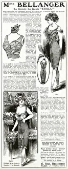 Advert for Madame Bellanger corsetmarker 1912