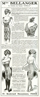 Images Dated 3rd February 2017: Advert for Madame Bellanger corsetmarker 1912