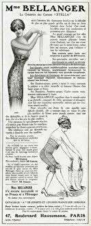 Images Dated 3rd February 2017: Advert for Madame Bellanger corsetmarker 1912
