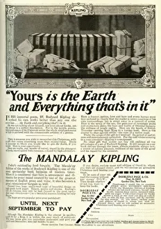 Rudyard Prints: Advert for the Mandalay Edition of Rudyard Kiplings works