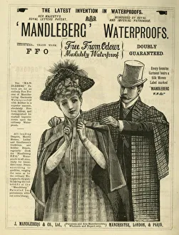 Images Dated 7th September 2018: Advertisement, Mandleberg Waterproofs