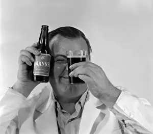 Advertisement for Manns brown ale