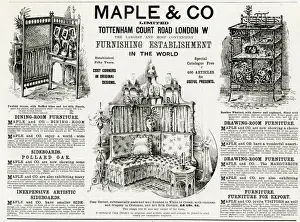 Cosy Prints: Advert for Maple & Co furniture 1892
