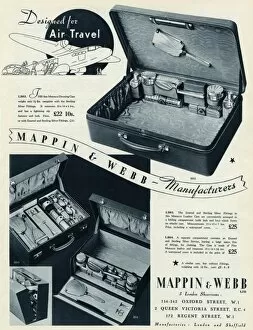 Advert for Mappin & Webb dressing case 1935