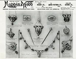 Pins Prints: Advert for Mappin & Webb jewellery 1904