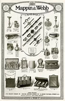 Sets Gallery: Advert for Mappin & Webb luxury items 1916