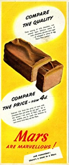 Images Dated 7th September 2017: Advertisement, Mars Bar