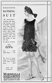 Advert for Marshall & Snelgrove bathing suit, 1926