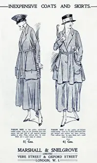 Inexpensive Prints: Advert for Marshall & Snelgrove tailored suits 1917