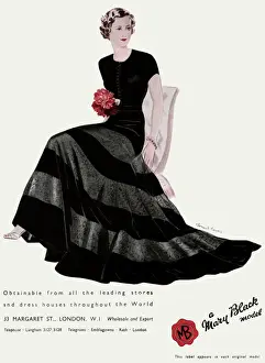Rounded Prints: Advert for Mary Black Model 1936